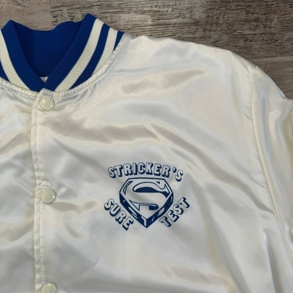 Vintage Made in USA coach varsity dazzle snap button jacket vernal Utah men’s L - Picture 2 of 5